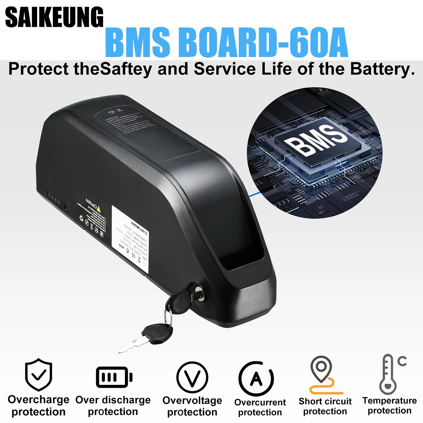 72V 40Ah Lifepo4 Battery Pack - Batteria per bici elettrica 52V 45AH