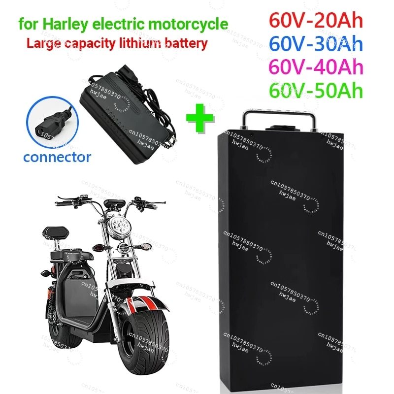 60V 50Ah Electric Scooter Battery - Scooter elettrico, batteria elettrica per moto,