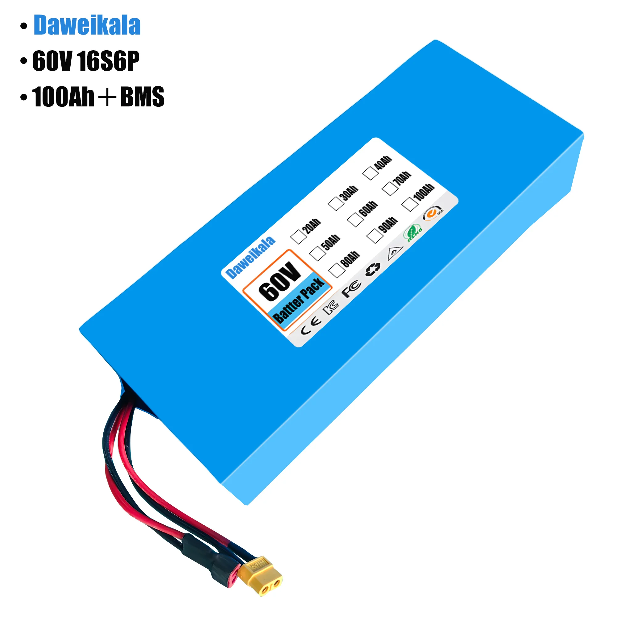 Batteria per ebike 60V 100Ah 1 - 60V 50Ah Electric Scooter Battery recensione e prezzo