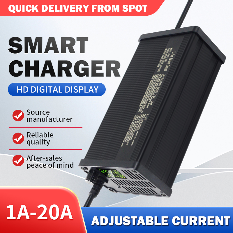 Caricabatteria al litio regola - 72V 15A Fast Charger recensione e prezzo