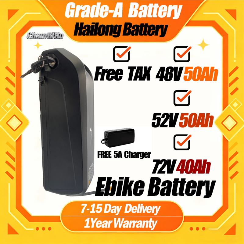 Batteria Ebike 48V 50AH 52V 36 - 72V 50Ah 21700 Lithium Battery recensione e prezzo