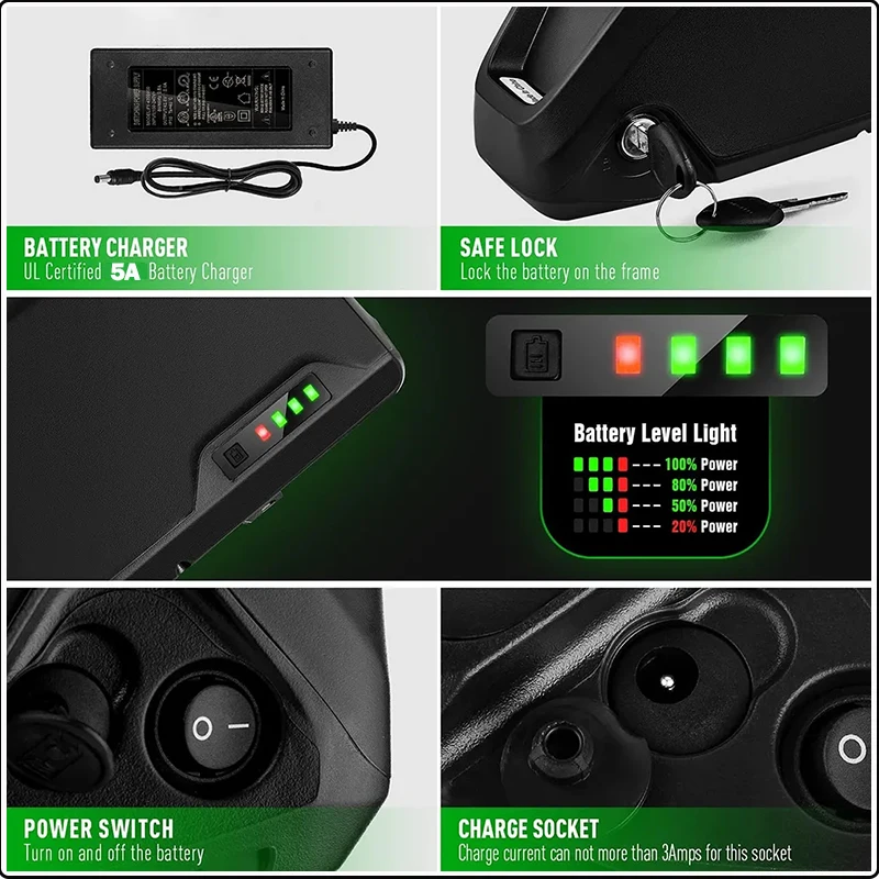 21700 72v60ah EBike Batteria D - 72V 50Ah 21700 Lithium Battery recensione e prezzo